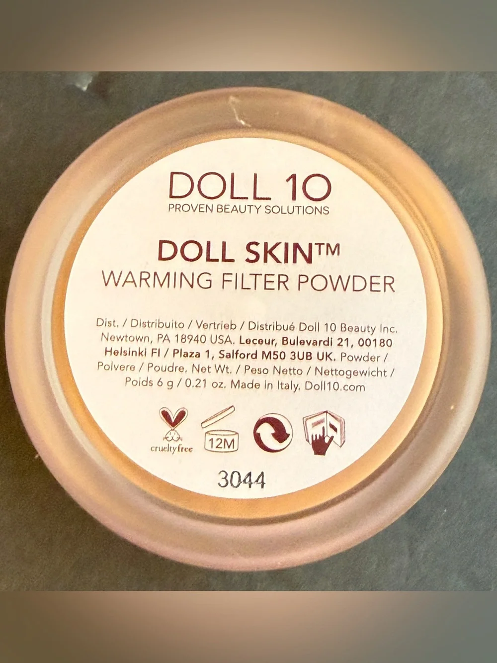 Doll 10 Doll Skin Warming Filter Powder Loose Bronzer 6g / 0.21 oz NIB Authentic